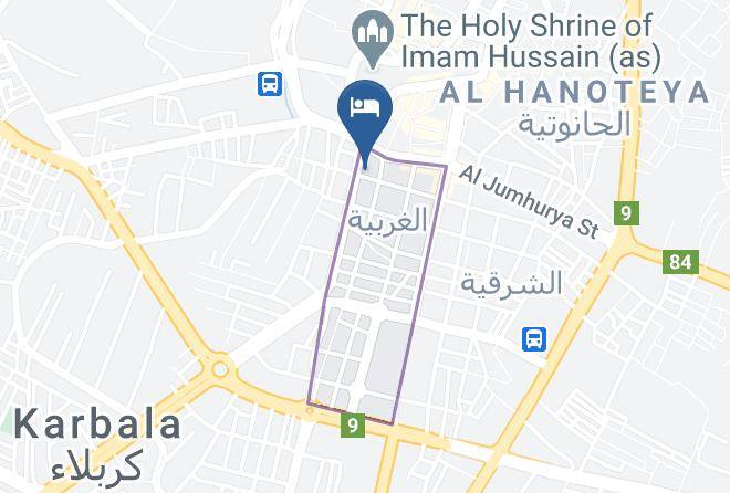 Karbala - Aleshaiker Hotel Maps