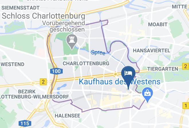 Stadt Berlin - Aletto Hotel Kudamm Maps