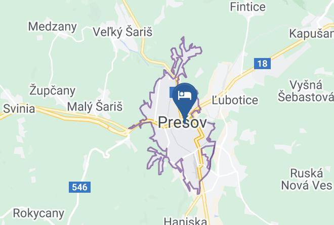 Presov - Alex Pension & Restaurant Maps
