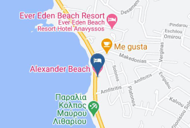 East Attica - Alexander Beach Hotel Maps