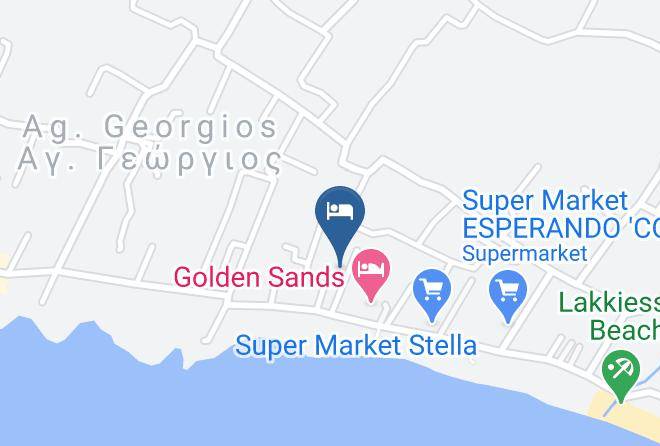 Alexander Beach Hotel Map