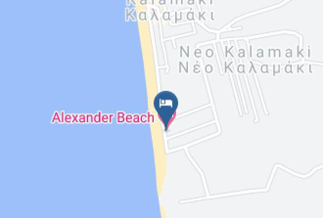 Iraklion - Alexander Beach Maps