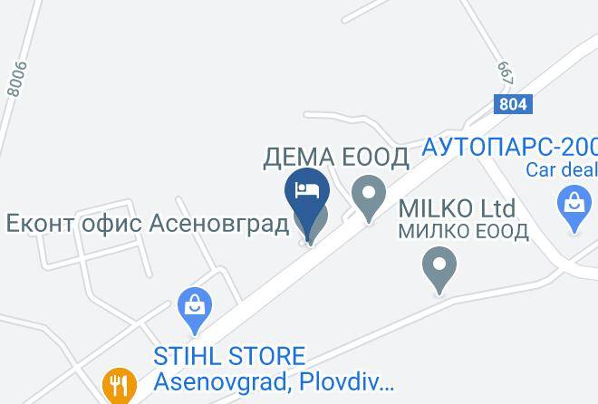 Asenovgrad - Alexander Hotel Maps