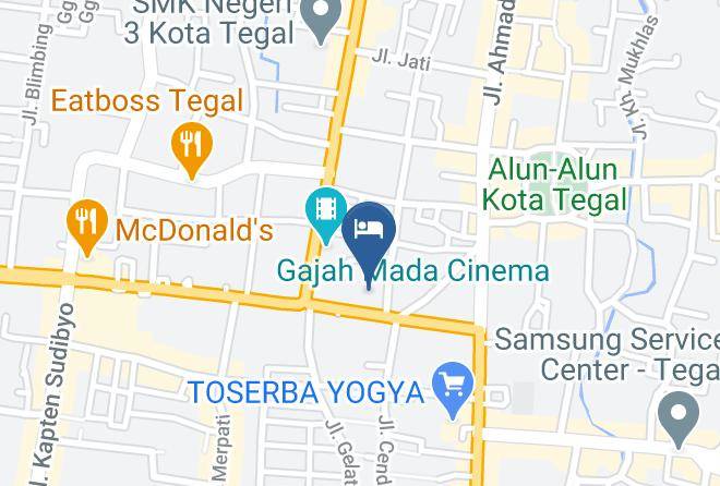 Kota Tegal - Alexander Hotel Maps
