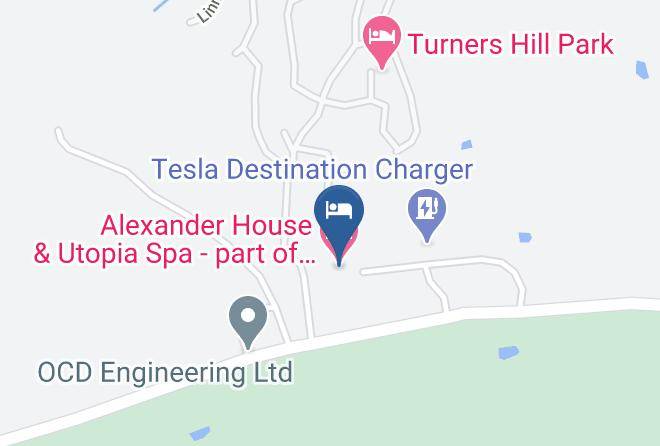 West Sussex - Alexander House & Utopia Spa Part Of The Alexander Hotels Collection Maps