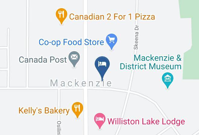 Fraser Fort George - Alexander Mackenzie Hotel Maps