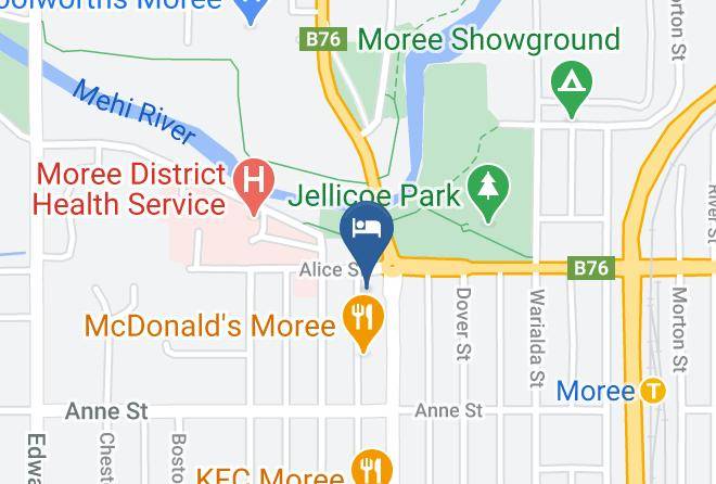 Moree Plains - Alexander Motor Inn Maps