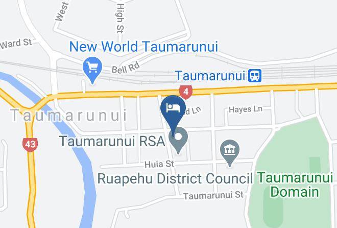 Ruapehu - Alexander Motel Taumarunui Maps