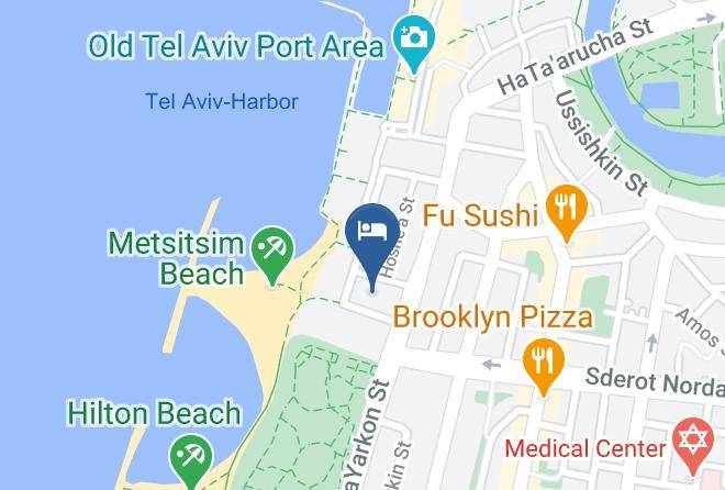 Alexander Tel Aviv Hotel Map