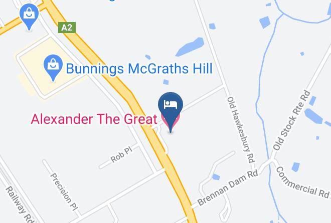 Hawkesbury - Alexander The Great Motel Maps