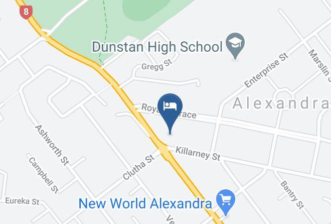 Central Otago - Alexandra Avenue Motel Maps