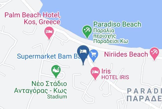 Kos - Alexandra Beach Maps
