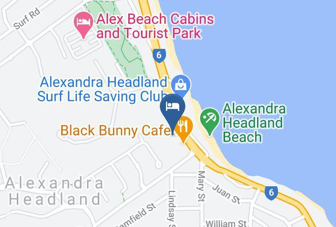 Sunshine Coast - Alexandra Beach Resort Maps