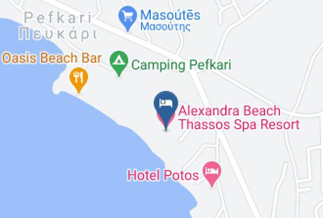 Thasos - Alexandra Beach Thassos Spa Resort Maps