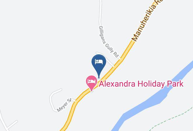 Central Otago - Alexandra Garden Court Motel Maps