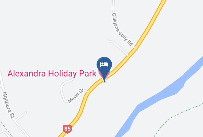 Central Otago - Alexandra Holiday Park Maps