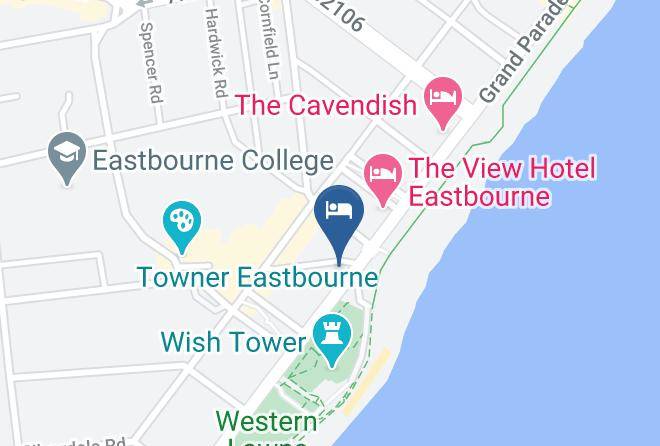 East Sussex - Alexandra Hotel Eastbourne Maps