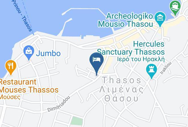 Thasos - Alexandra Hotel Maps