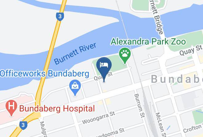 Bundaberg - Alexandra Park Motor Inn Maps
