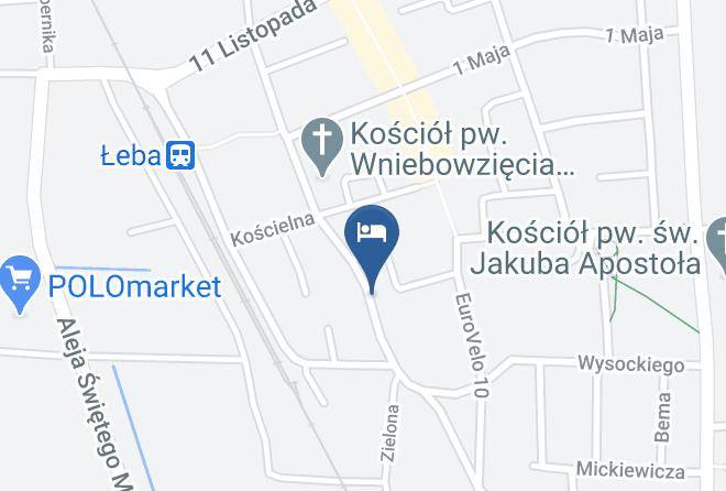 Leborski - Alexandra Pension Leba Maps