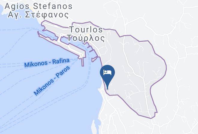 Mykonos - Alexandra Pension Maps