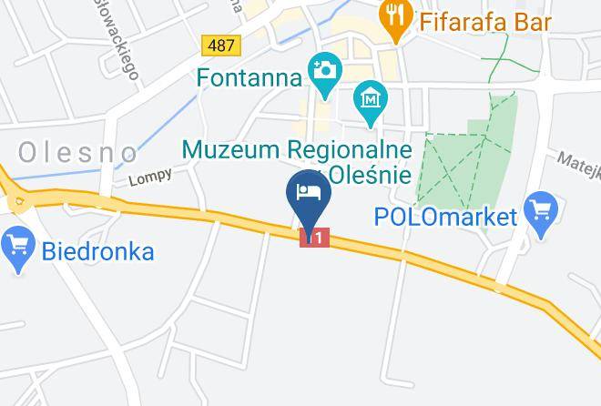 Alexandra Restauracja Hotel Sklorz E Map