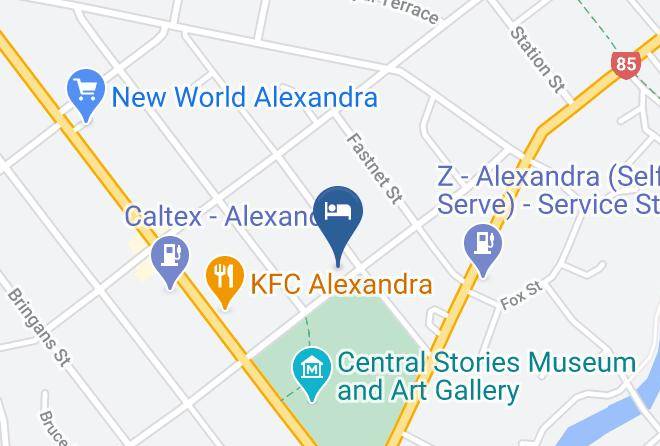 Central Otago - Alexandra's Al Park View Motel Maps