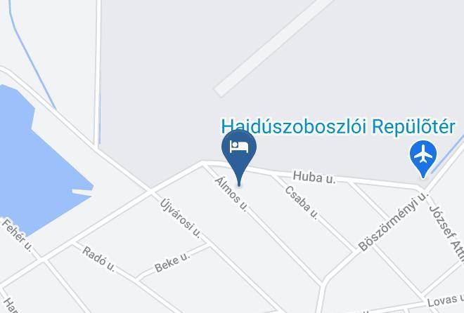 Hajduszoboszlo - Alexandra Vendeghaz Maps
