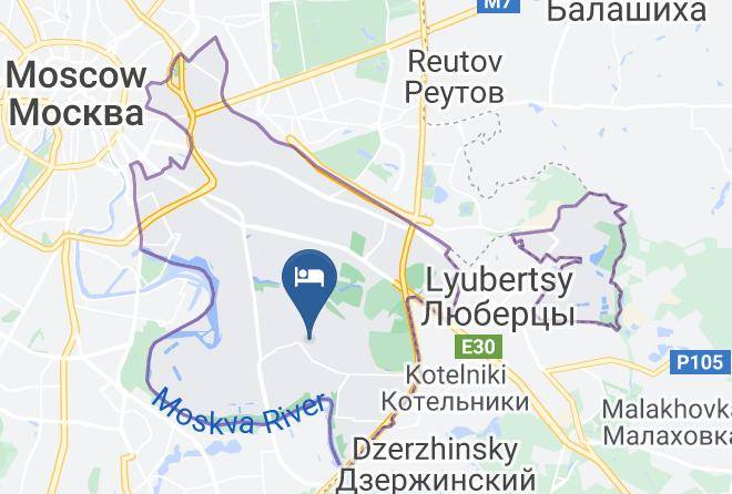 Moscow - Lotos Hotel Maps