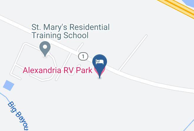Rapides Par - Alexandria Rv Park Maps