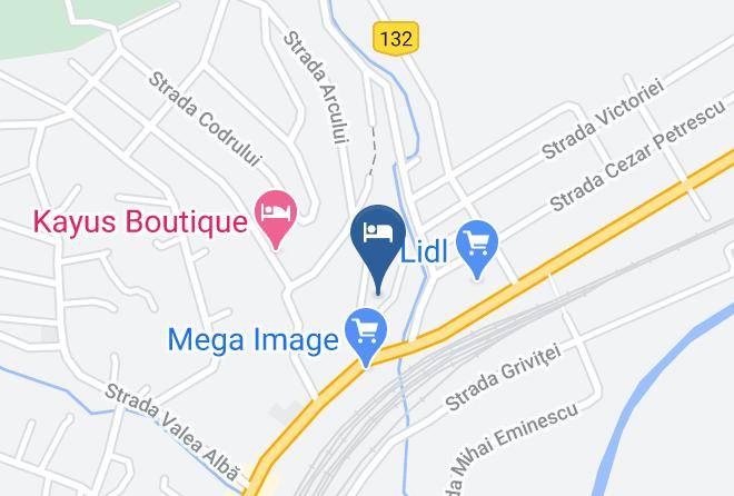 Busteni - Alexandros Hotel Maps