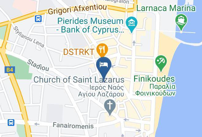 Larnaca - Alexia Hotel Apts Maps