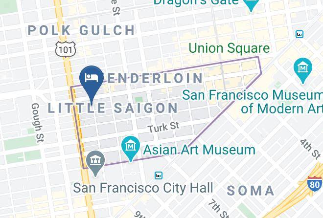 San Francisco - Alexis Park Inn San Francisco Maps