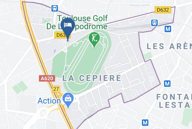 Haute Garonne - Alezan Hotel & Residence Maps