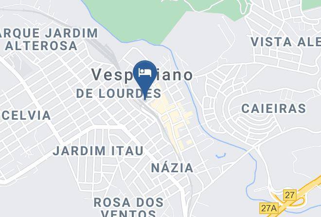 Vespasiano - Alfa Business Hotel Maps