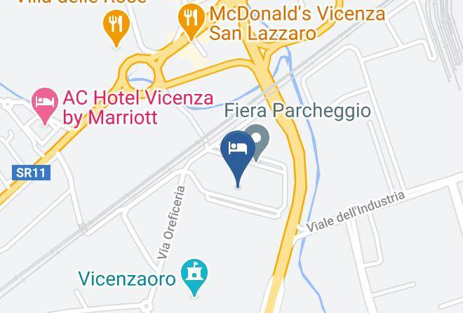 Vicenza - Alfa Fiera Hotel Maps