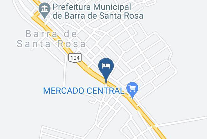 Barra De Santa Rosa - Alfa Pousada E Lanchonete Maps
