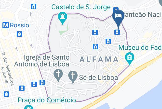 Lisbon - Alfama Lisbon Lounge Suites Maps