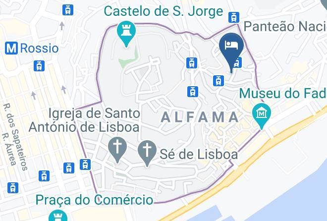 Lisbon - Alfama Patio Apartments Maps