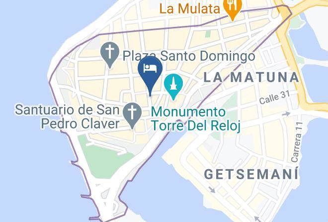Cartagena De Indias - Alfiz Hotel Maps