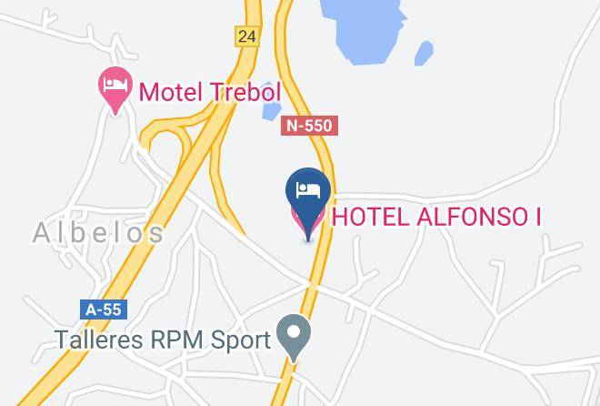 Pontevedra - Hotel Alfonso I Maps
