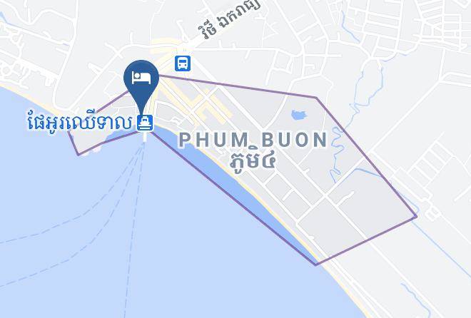 Preah Sihaknuk Town - Alfresco Restaurant & Hotel Maps