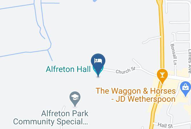 Derbyshire - Alfreton Hall Maps