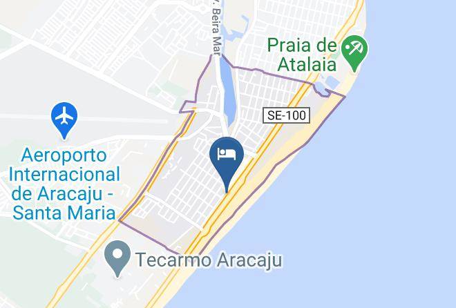 Aracaju - Algas Marinhas Hotel Maps
