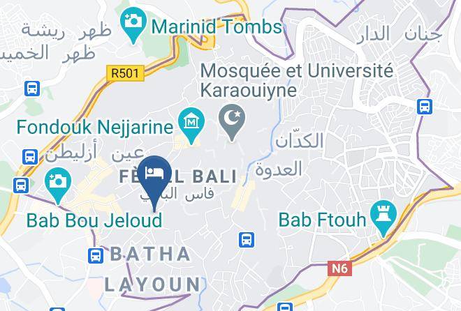 Fez - Algila Fes Riad Medina Charme Hotel Maps