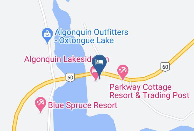 Haliburton - Algonquin Lakeside Resort Maps