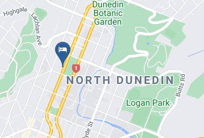 Dunedin - Alhambra Oaks Motor Lodge Maps