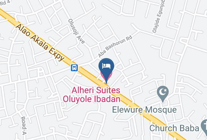 Ibadan - Alheri Suites Oluyole Ibadan Maps