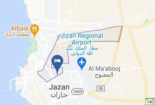 Jazan - Alhinawi Hotel Maps