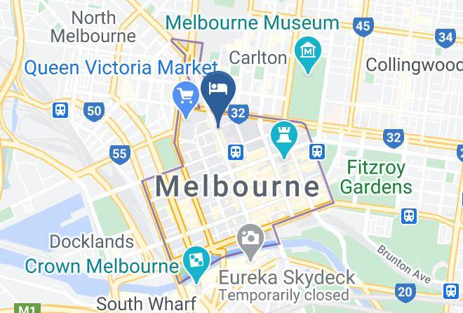 Melbourne - Ali And Hill Accommodation Maps